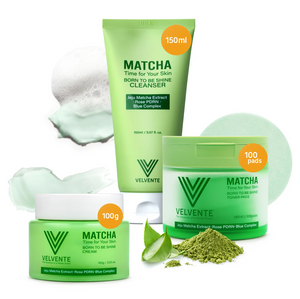 2-Week Skin Transformation before and after with Velvente Matcha PDRN