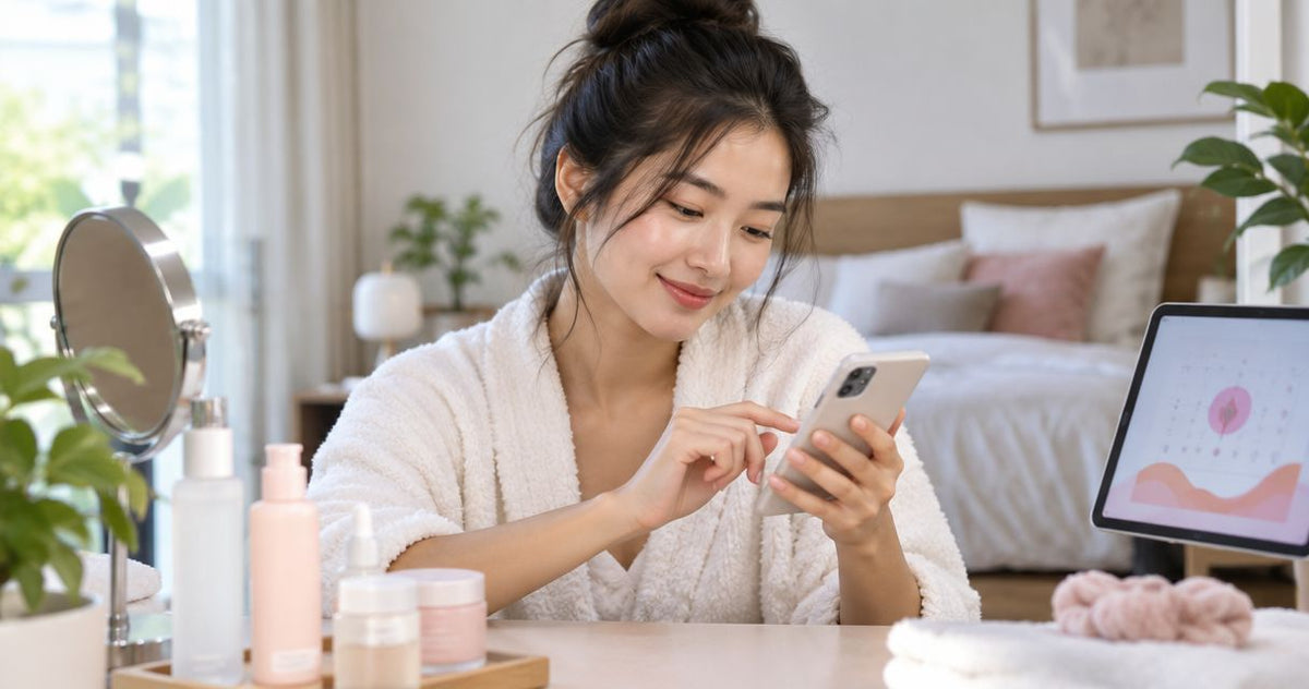How to connect a period-tracking app to your Korean skincare routine