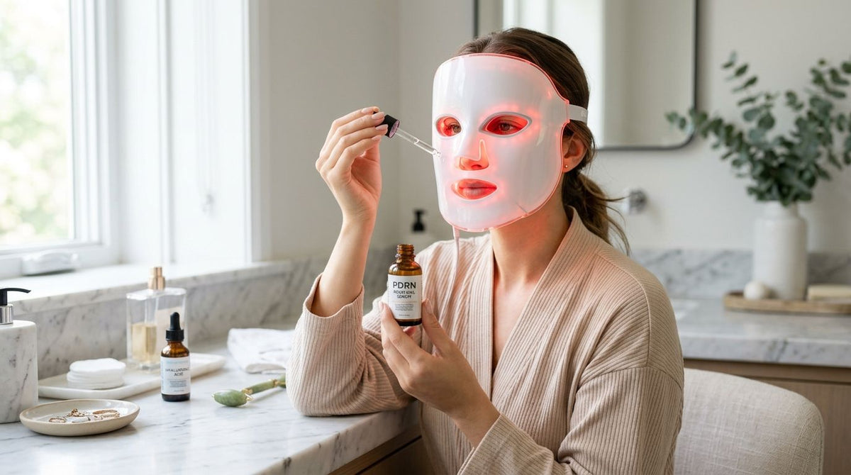 LED Mask PDRN Serum Routine: Full 2026 Workflow