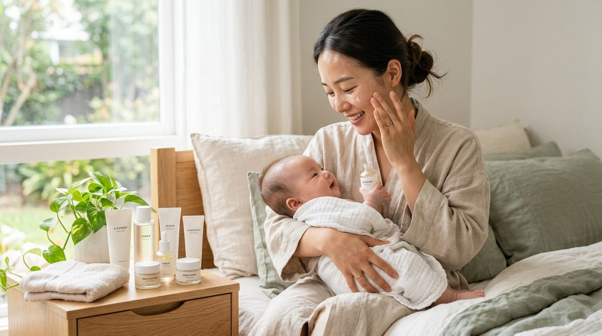 Korean Skincare Routine for Postpartum Moms: 2026 Guide