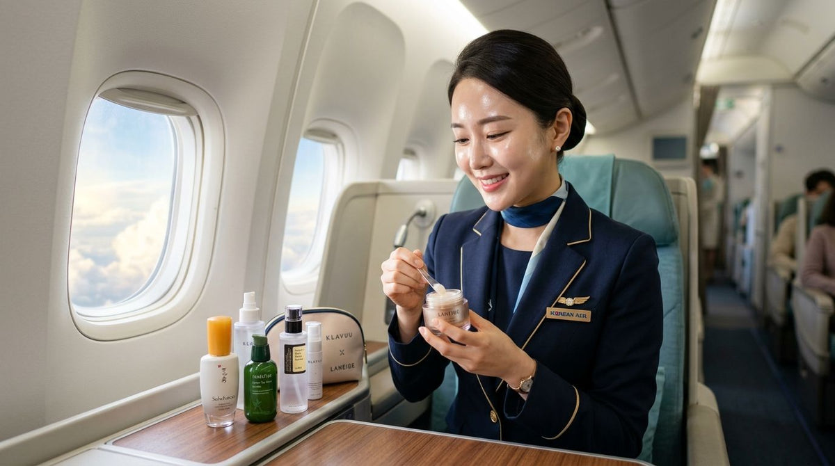 Korean Skincare Routine for Flight Attendants (2026)