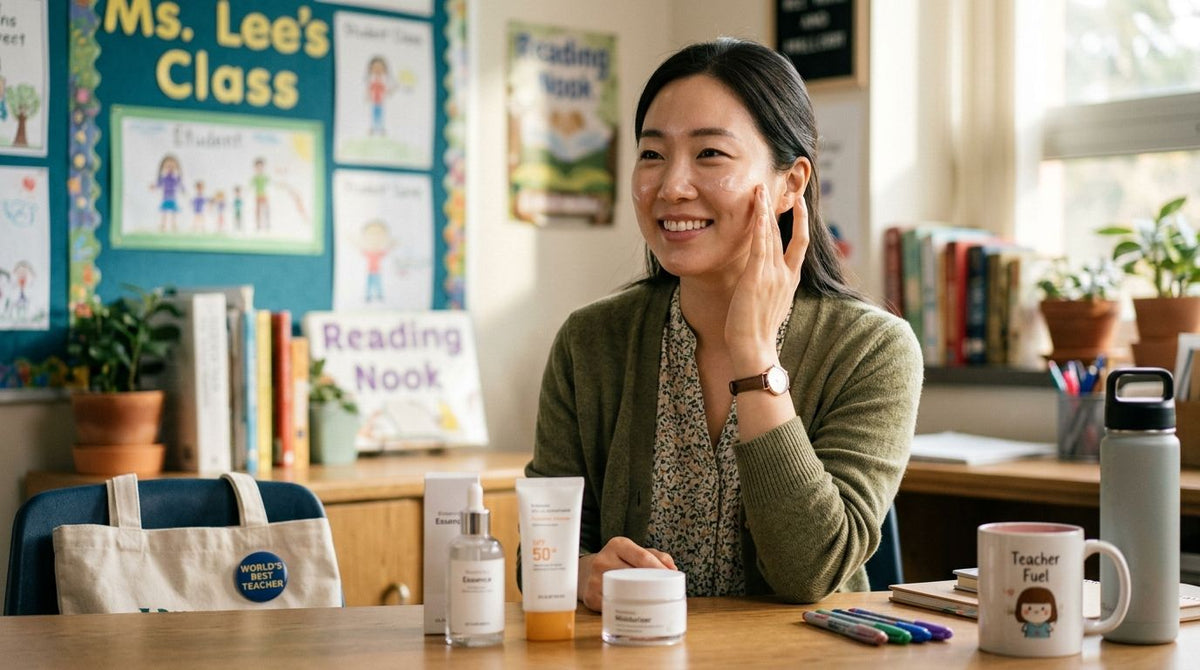 Korean Skincare Routine for Teachers: 3-Step 2026 Guide