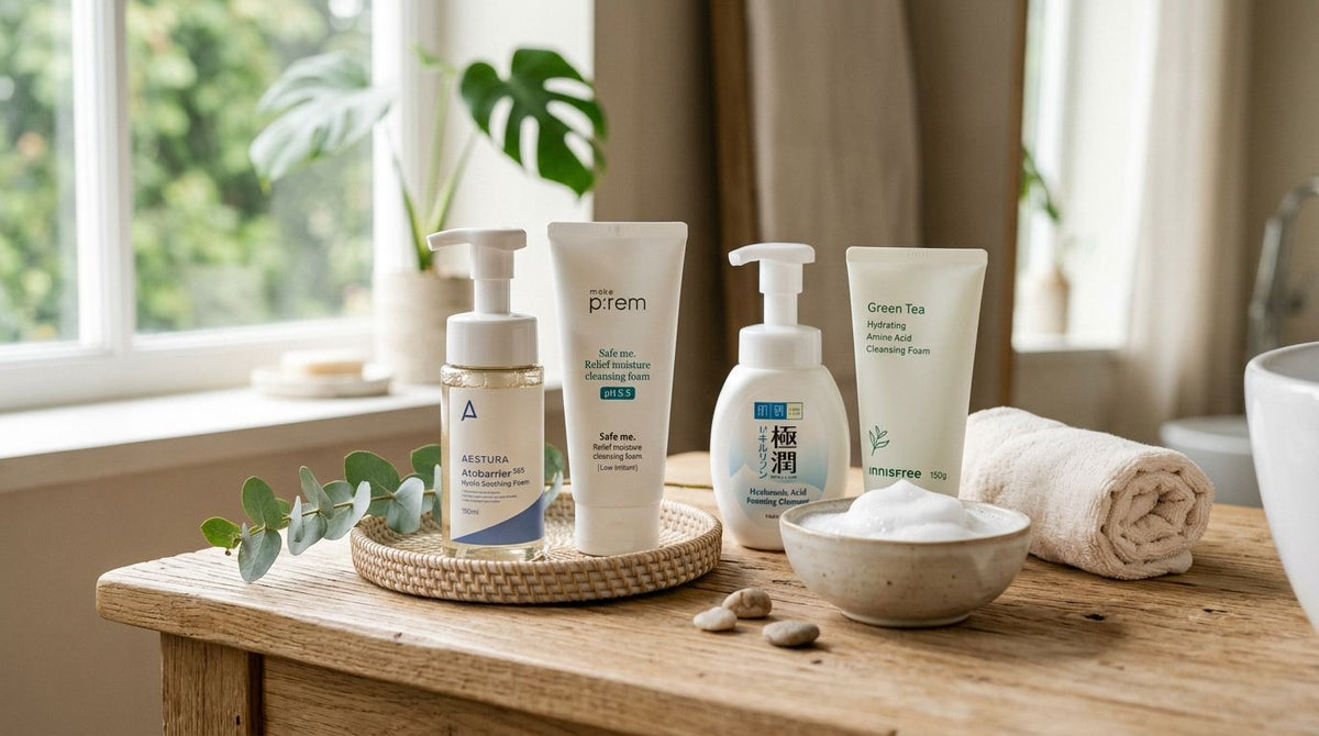Best Korean Foam Cleanser for Dry Skin in 2026: Ranked