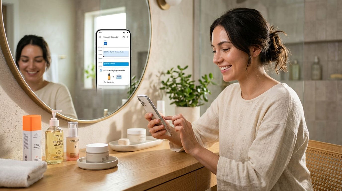 Skincare Routine Reminder App: Google Calendar Setup 2026